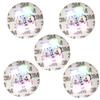 1-40PCS Battery Powered LED Coaster 3 Modes with Wine Glass Mat Cup Pad Sticker Bottle Drinking Club Bar Party Decor Night Light