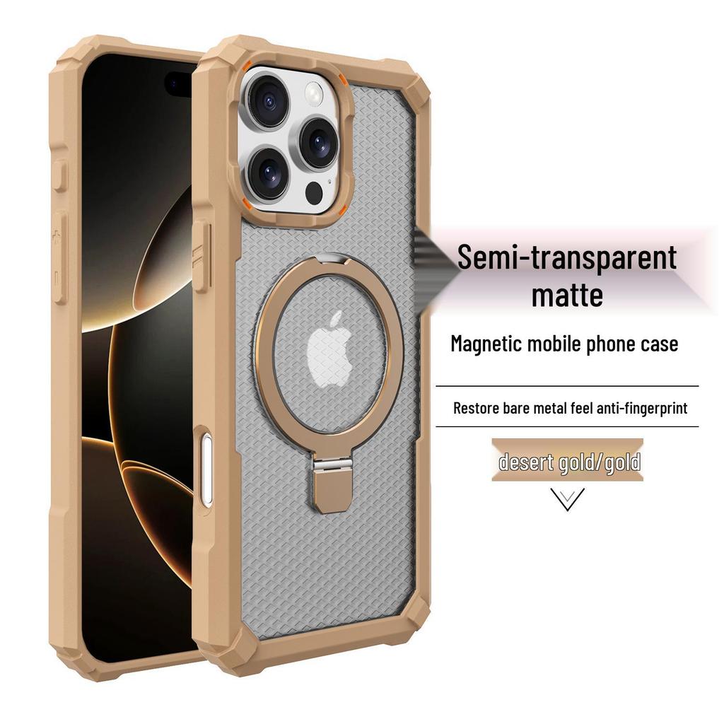 iPhone 17 Air Magnetic Stand Case: Four-Corner Protective, Drop-Proof, Compatible with iPhone 16 Pro Max