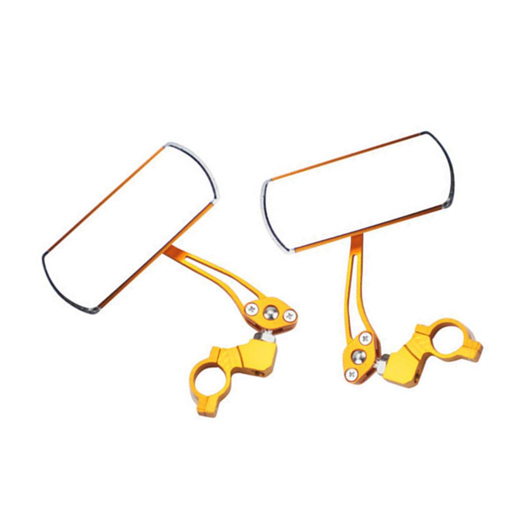 Handlebar Bike Mirror Bicycles Cycling Rear View Mirrors 360 Degree Adjustable Rotatable Handlebar Mounted Bike Mirror