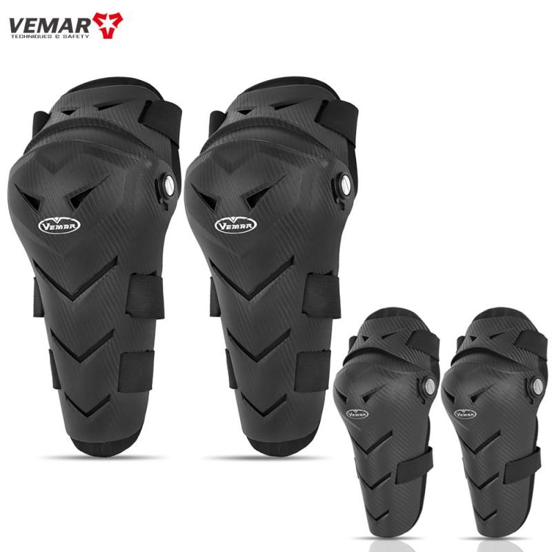 Motorcycle Off-Road Riding Elbow Knee Protector Set Men Impact-Resistant 4-Piece Gear