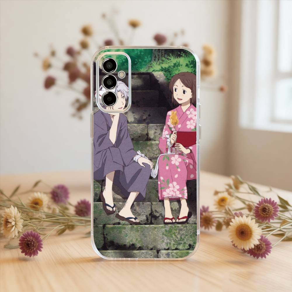 

Hotarubi no Mori e Phone Case For SamsungA10,12,20,21S,30,31,40,50,51,52,70,71 Transparent Cover Samsung a70