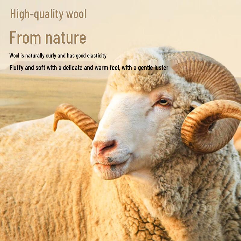 Langsha Men's Half-High Collar Wool Silk Blend Thermal Base Layer