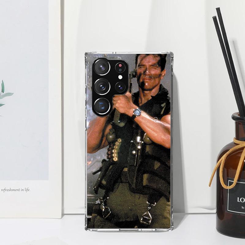 Arnold Schwarzenegger Terminator Phone Case For Samsung Galaxy Note 20 Ultra 10 Pro 9 8 S10 Lite S9 Plus S8+ S7 M21 M32 Edge Art