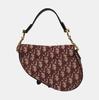 [Pre-Owned] Saddle Oblique Embroidered Classic Monogram Canvas Saddle Bag Mini - Excellent #4NK89T