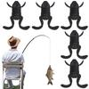 5 pezzi esca per rana con zampe a forma di calcio 4 cm esca galleggiante Luya Frog 10g esca per la pesca attraente per acqua salata e acqua dolce