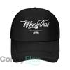 Muay Thai Thailand Kick Boxing Dominant Text Mesh Baseball Cap Casual Hat Outdoor For Womens Unisex FeUnisex