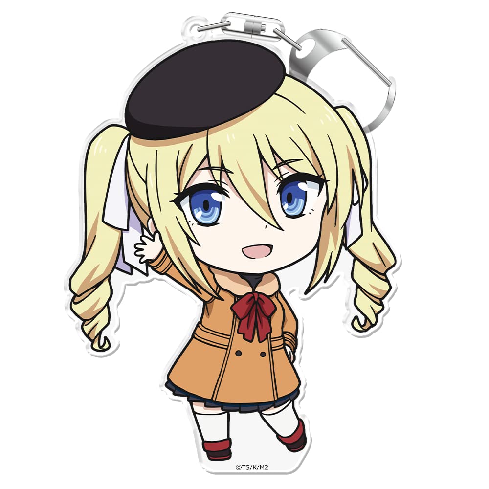 The Irregular At Magic High Visitor Arc Puni Keychain Angelina Kudou Shields Casual Clothes School Colle! (with Stand) Ver.