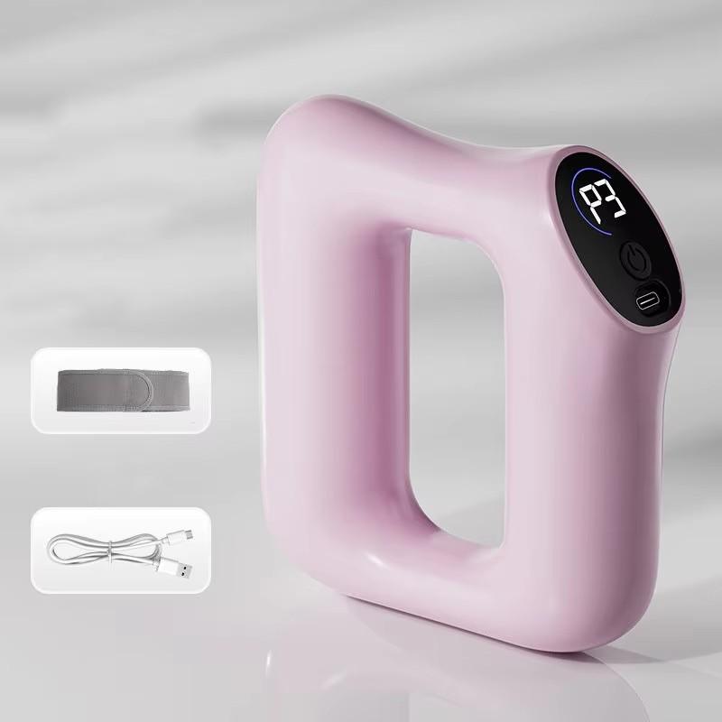 

Кольцо для фасций для всего тела, многофункциональный вибромассажер для фитнеса и упражнений, сжигание жира, формирование фигуры, жиросжигатель, массаж глубоких тканей розовый