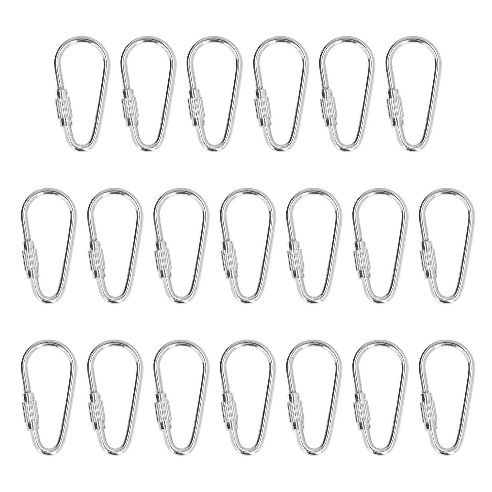 

20 шт. Кільця для ніг птахів Стійкі до укусів Нержавіюча сталь Кільця на ноги Пташині іграшки Аксесуари