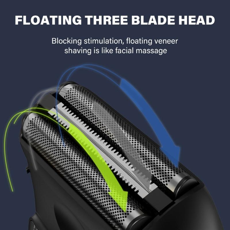 Waterproof Electric Shaving Device Small Electric Shaving Tool Small Electric Shaver Convenient Electric Grooming Tool