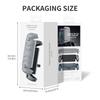 Full Protective Case Scratchproof Case Cover for Console Detachable Front Shell Back Case with Adjustable Kickstand