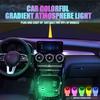 Logo Car Interior Atmosphere Light Auto Colorful Light Decorative For L200 Colt Outlander Pajero Lancer Eclipse Cross