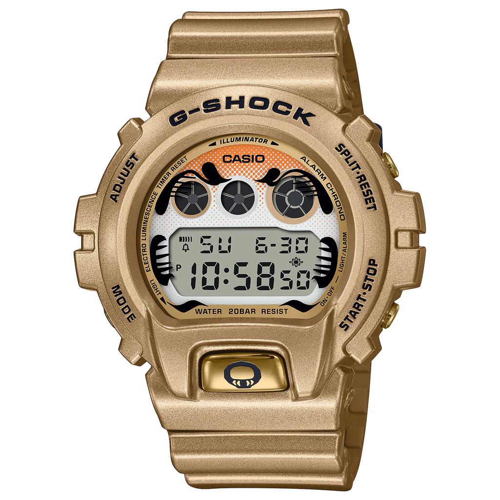 Casio G-SHOCK Men's Resin 200M Water Resistant Shock Resistant Alarm Quartz Watch DW-6900GDA-9