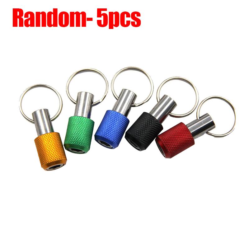 10/1pcs Hex Shank Screwdriver Bits Carabiner Hexagon Sleeve Extension Rods Holder Keychain for Quick Release Impact Driver Drill