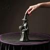 Weighted Stable Base Ornament Pumpkin Witch Ornament Halloween Gothic Style Tabletop Figurine Retro Lightweight Easy Storage Figurine PLA Statue for