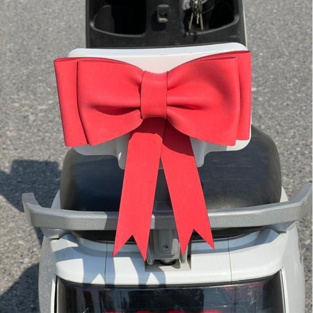 Makaron Bow Knot Sticker Foam Electric Vehicle Decorative Ornament High Quality Car Sticker