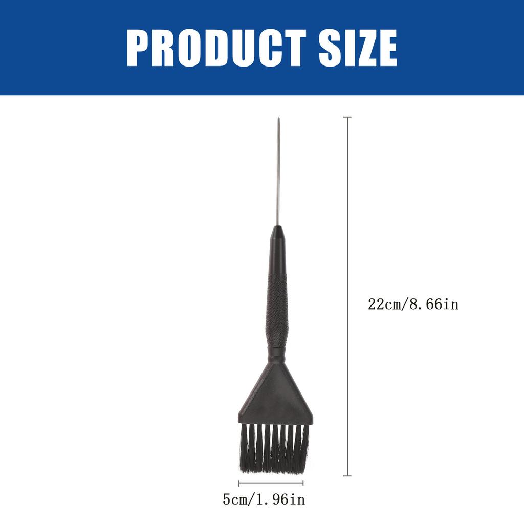3Pcs Hair Dyeing Brush Set High Quality Comfort Grip Stable Handling Ultra Bristles for Precise Hair Coloring