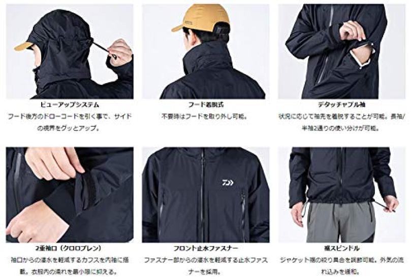 Daiwa Rain Suit Black XL DR-3021