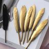 Golden Feather Decoration Handicraft Shooting Props Background Spray Gold Feather Decoration Material
