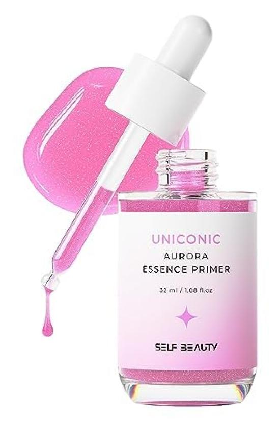 SELF BEAUTY Unicorn Essence Illuminating Whitening Makeup 30ml Moisturizing Glowing Prevents Sebum Breakdown Korean Cosmetics Japanese Primer, Base,