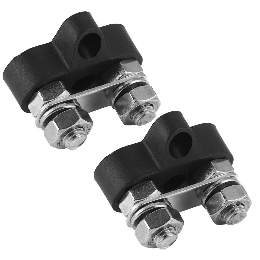 2pcs 5 16in M8 Terminal Stud Wiring Junction Block Accessory for 12 48V Trucks RVs Boats