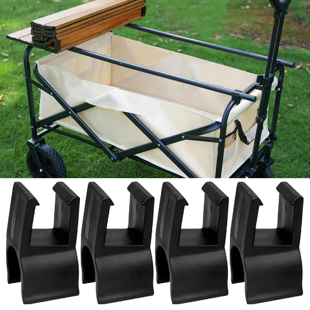 Camping Cart Table Top Attachment Grocery Trolley Card Buckle Weatherproof Cart Card Buckle Attachment for Garden Grocery