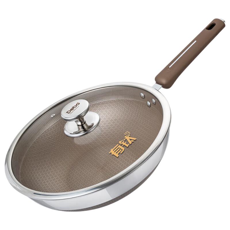 Depot George 32cm Stainless Steel Wok