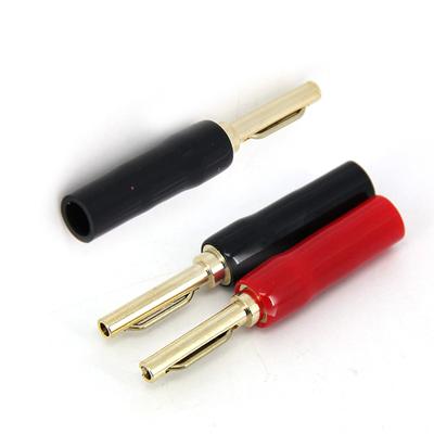 Wtyki bananowe Musical Sound Złącze kabla głośnikowego Podwójne śruby Pozłacane złącza bananowe Gniazdo do przewodu głośnikowego
