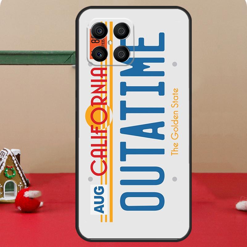 Retro Back To The Future For Huawei P30 P60 Pro P20 P40 P50 P Smart Z Nova 5T Honor 70 50 X8 X9a Magic 5 Lite Case