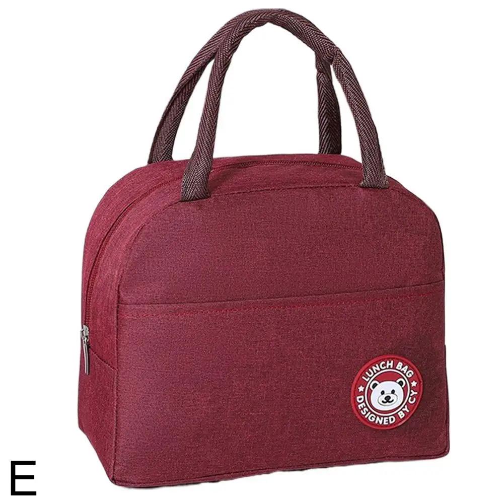 Portable Camping Insulated Lunch Bag Insulation Package Insulated Thermal Food Picnic Bags Pouch For Women Kids Children Ba I3G5