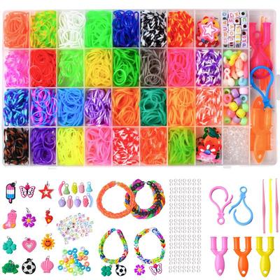 36-Grid Loom Rubber Bands: DIY Educational Toy for Kids - Weaving Bracelets