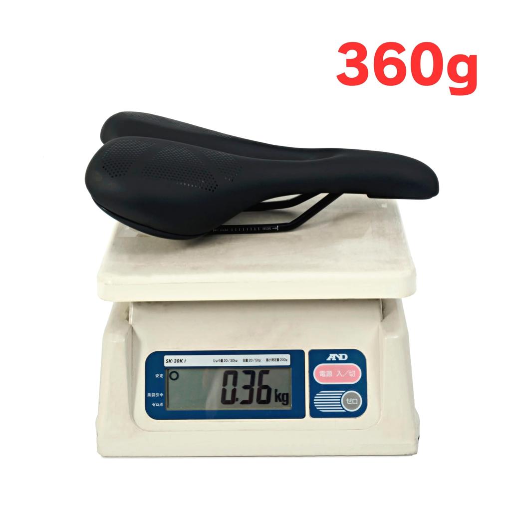 MARUHACHI Road Bike Saddle DD390MF, Soft, Comfortable, Perforated, Thick, Memory Foam, for Cross Bikes