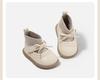 Toddler Girl's Soft Sole Leather Boots - Plush Princess Winter Walking Shoes