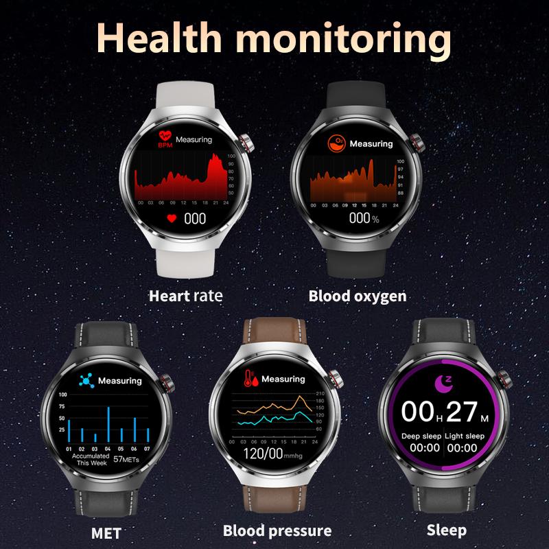 2025 For Android GT4 Pro GPS Track Smart Watch Men 360*360 AMOLED Screen Heart Rate Bluetooth Call IP67 Waterproof Man Smartwatch