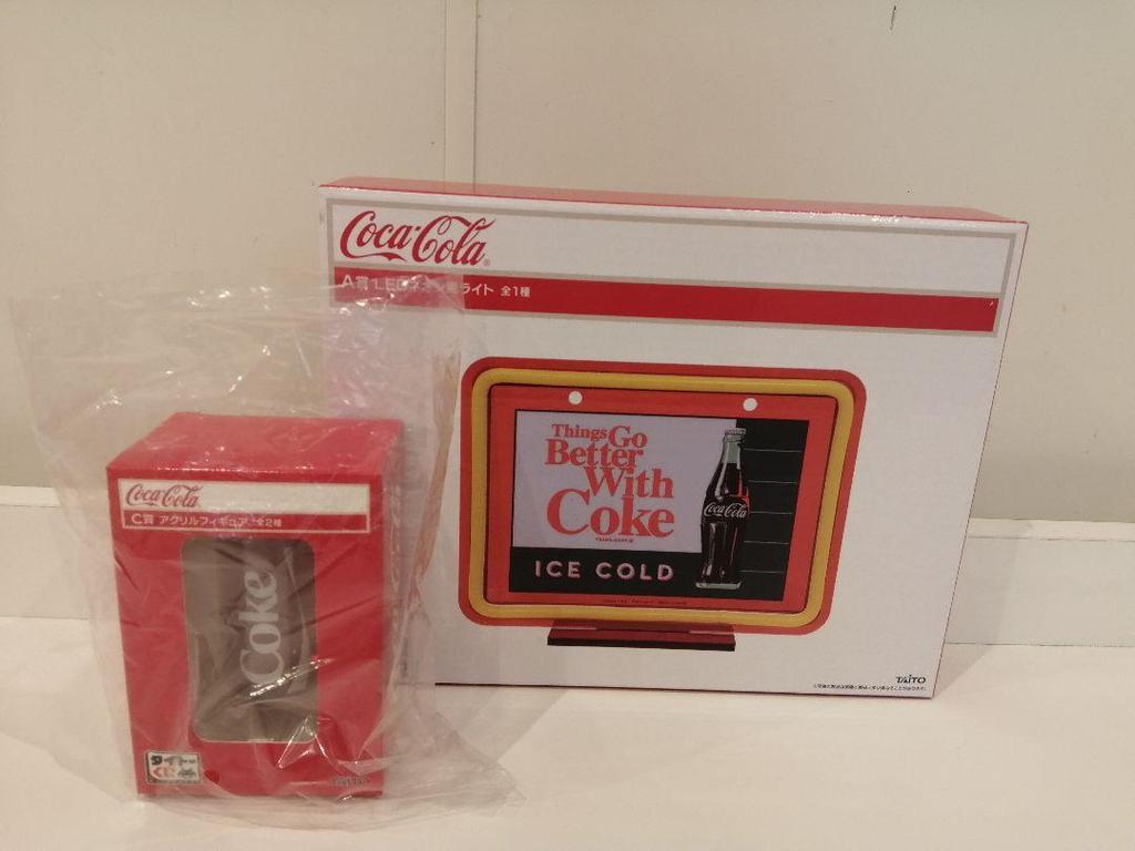 [USED] Coca-Cola Taito Lottery A Prize LED Light C Prize Acrylic Figure