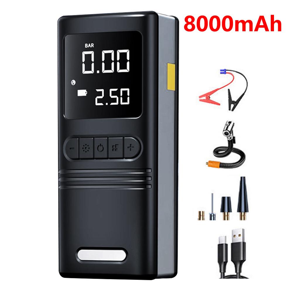 

150PSI Автомобільний Бездротовий Повітряний Насос зі Світлом Запуску Електричний Насос для Шин Портативний Автомобільний Надувний Насос для Автомобіля Велосипеда М яча