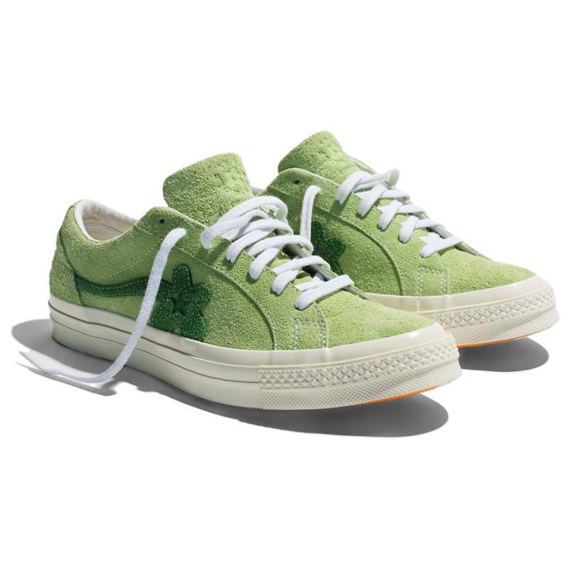 Golf Le Fleur X Converse One Star Ox Lightweight Abrasion Resistant Non-Slip Low Top Board Shoes Unisex Mint Green