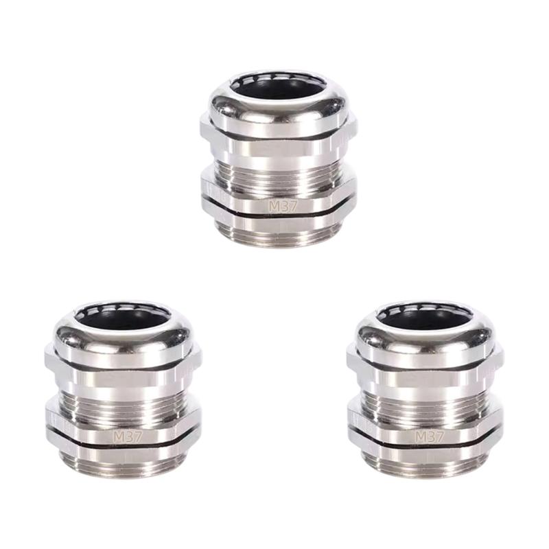 3pcs Erosion Resistant Cable Connector Quick Install Waterproof Fitting for Commercial Building Electrical Projects