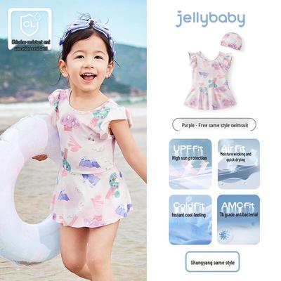 JELLYBABY Girls' Sun Protection Swimsuit