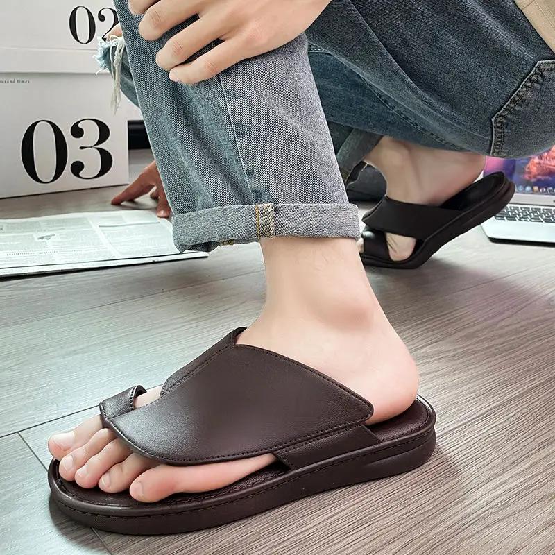 Fashion Beach Soft Male Slipper Men's Shoe Pvc Slides Platform Sabot High Quality Fashion Summer Sale Comfortable Casual 2025 Style Fun