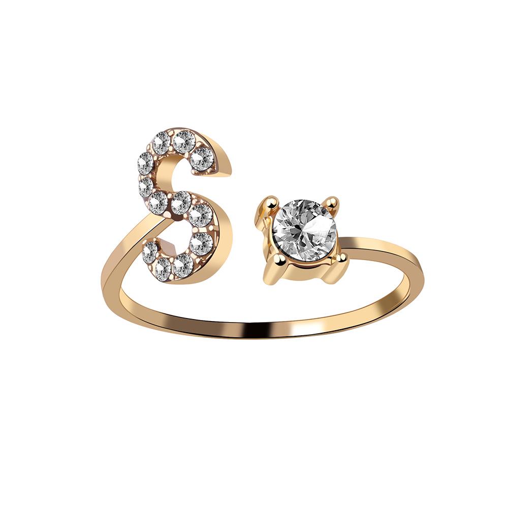 Korean-Style Adjustable Ladies' Diamond Ring