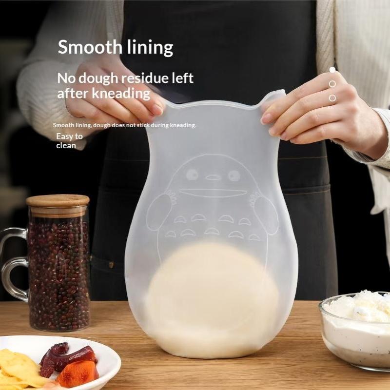 Food Grade Silicone Dough Kneading Bag Silicone Kneading Dough Bag Flour Mixer Bag Versatile Dough Mixer For Bread Pastry Pizza
