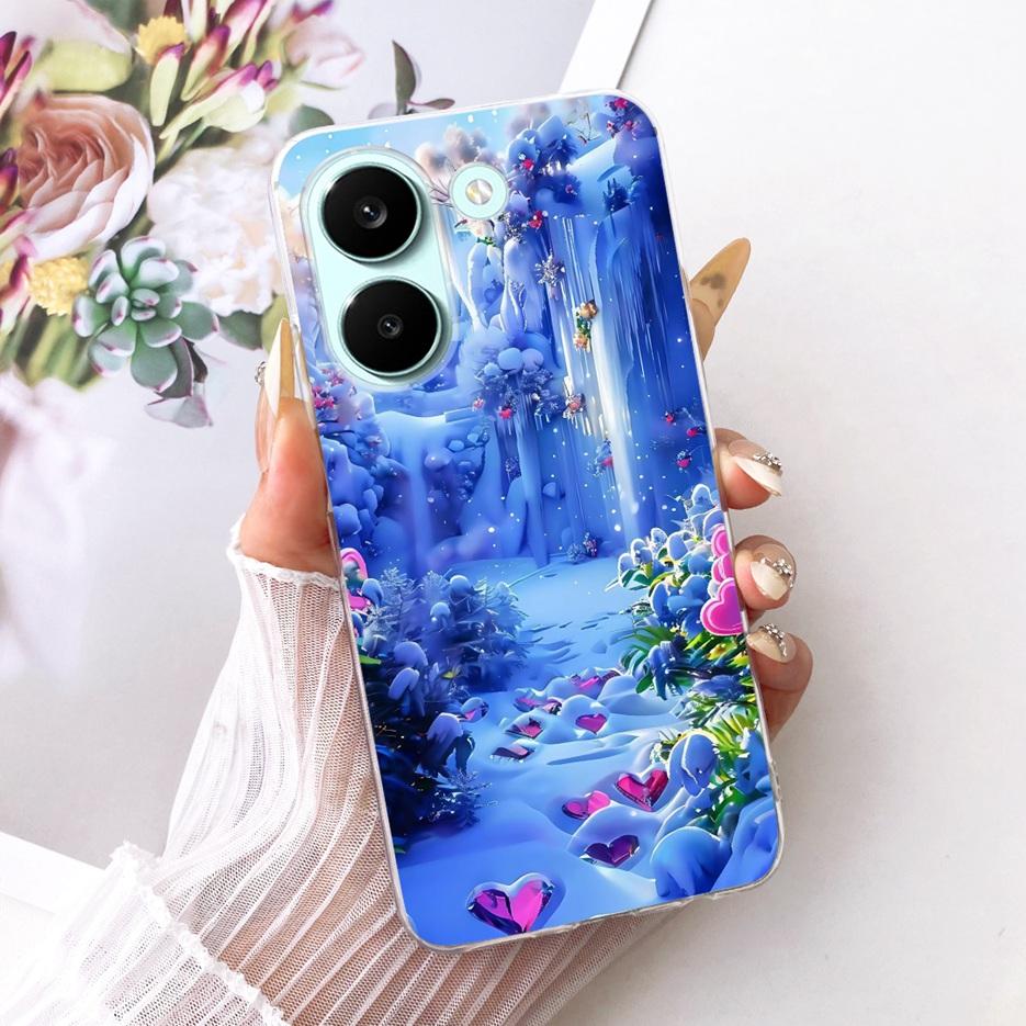 For Xiaomi Poco X8 Pro 5G Case Cute Love Heart Painted Cover Soft Slim Phone Case For Xiaomi Poco X8 Pro Max PocoX8 Pro 5G Shell