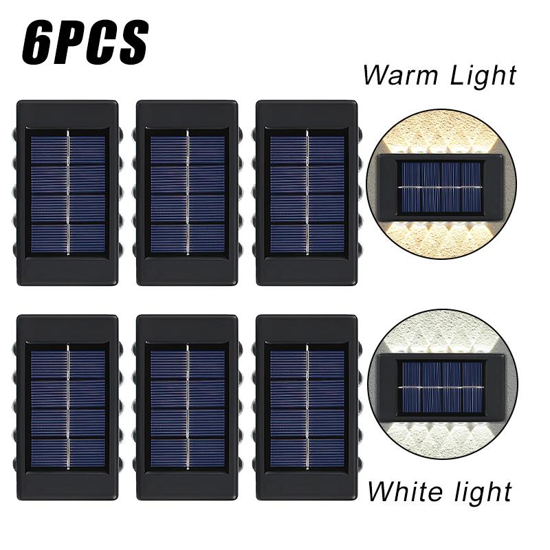 1-16PCS Solar Lamp Outdoor LED Lights IP65 Waterproof for Garden Decoration Balcony yard Street Wall Decor Lamps Gardening Light