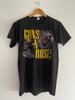 Vintage 80s Guns N Roses “ Was Here 1986 Rock T-Shirt / Rock N Roll / Tour / Concert / Streetwear / Black / M