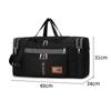 Oxford Fitness Bag Large Capacity Yoga Sports Backpack Multifunctional Wear-resistant Adjustable Strap with Zipper for Men Women