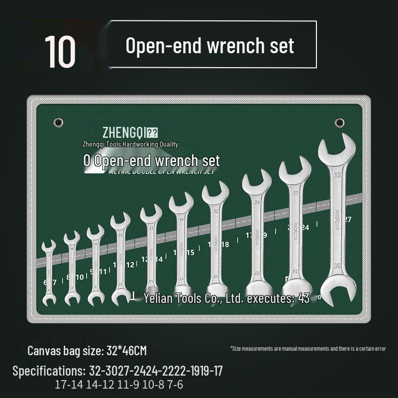 Multifunktionales 24-teiliges Doppelmaulschlüssel-Set für schnelle Autoreparaturen – Universelles mattes Doppelmaulschlüssel-Werkzeugset