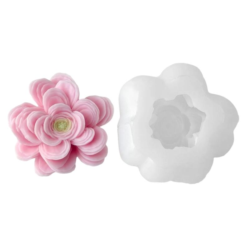 

Detailed Flower Silicone Mould For Creating Lifelikes Crystals Drip Decorations Craft Art 1