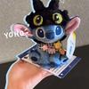 Stitch And Toothless Plush Toy With Knit Craft For Gift Giving