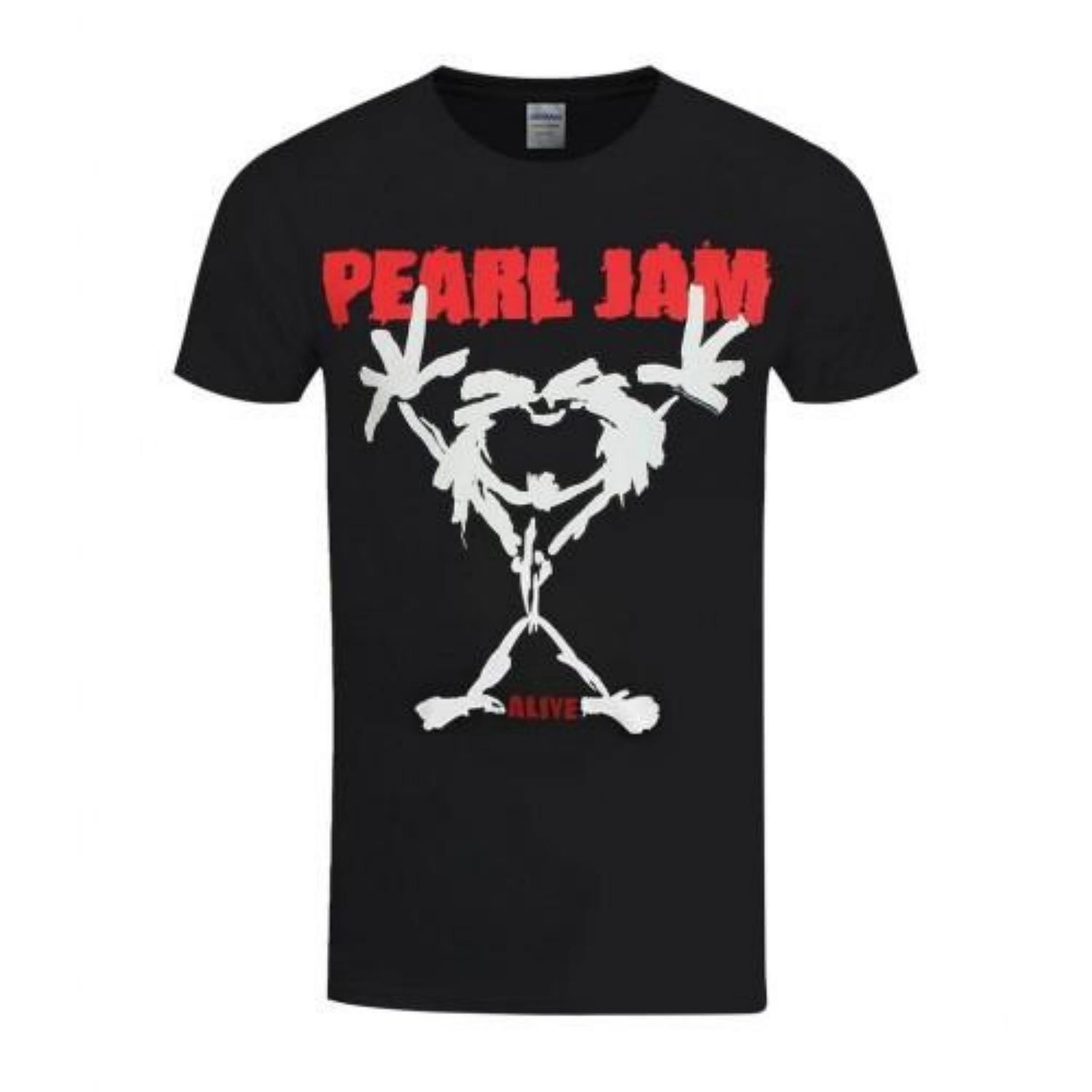 

PEARL JAM Unisex Adult Stickman T-Shirt S чёрный